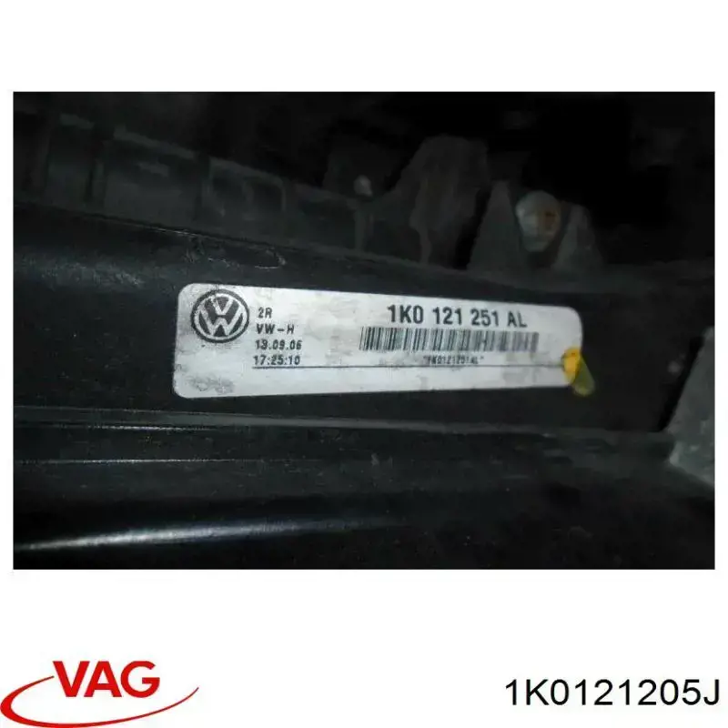 Dyfuzor chłodnicy VAG 1K0121205J cena, od 52,97 USD