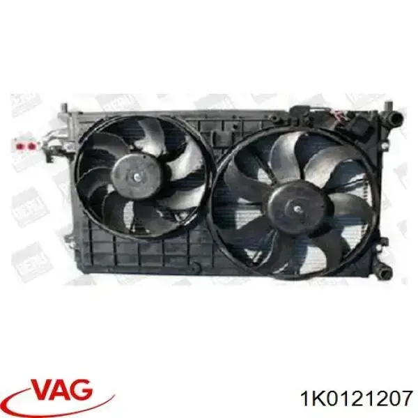 Dyfuzor chłodnicy VAG 1K0121207 cena, od 54,48 USD