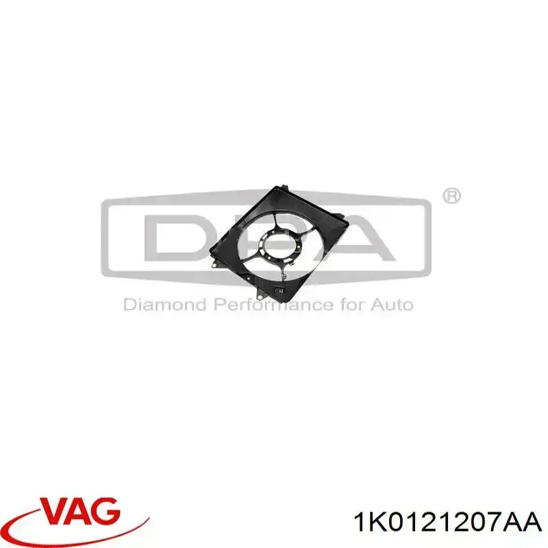 Dyfuzor chłodnicy VAG 1K0121207AA cena, od 78,32 USD