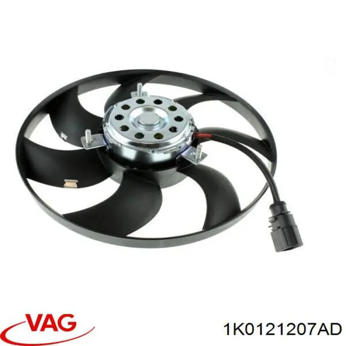 Dyfuzor chłodnicy, w komplecie z silnikiem i wirnikiem VAG 1K0121207AD cena, od 166,85 USD