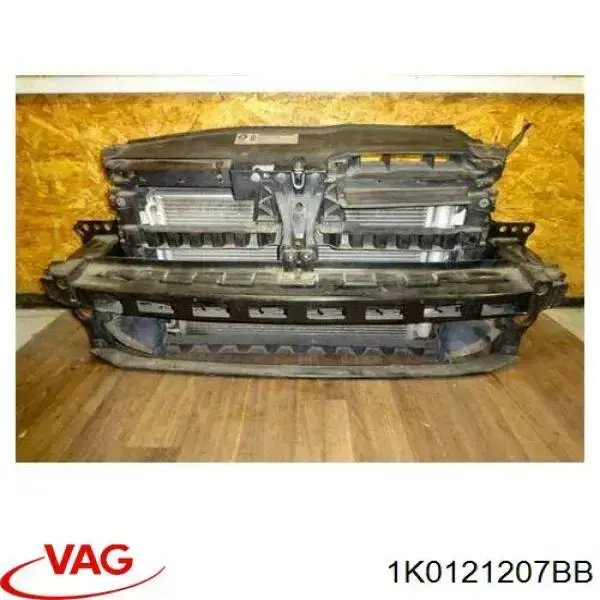 Do koszyka 1K0121207BB VAG Dyfuzor chłodnicy