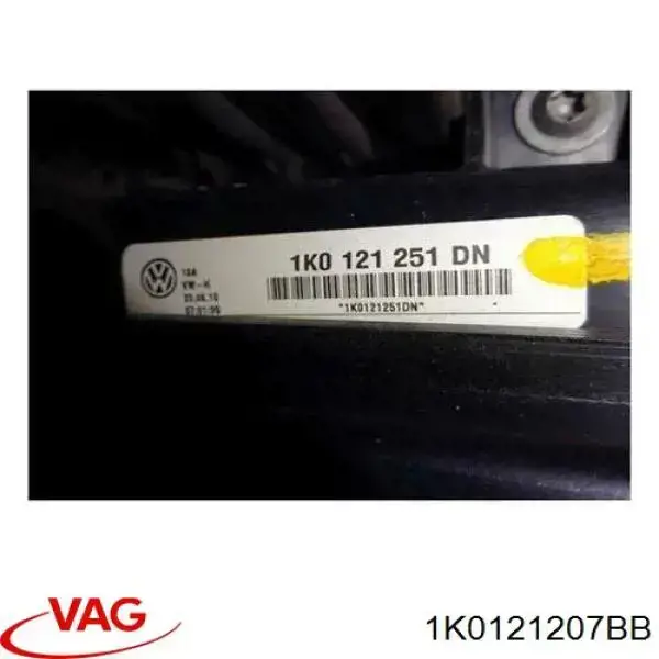 1K0121207BB VAG Dyfuzor chłodnicy