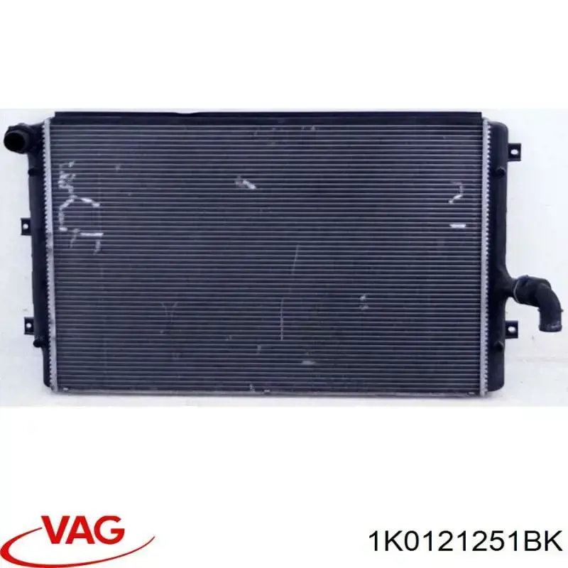 Do koszyka 1K0121251BK VAG Chłodnica silnika