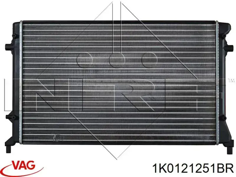 1K0121251BR VAG chłodnica silnika