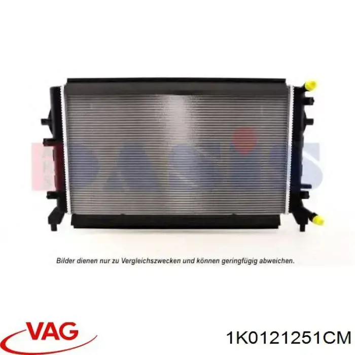 1K0121251CM VAG Chłodnica silnika