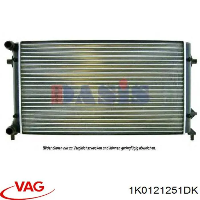 1K0121251DK VAG Chłodnica silnika