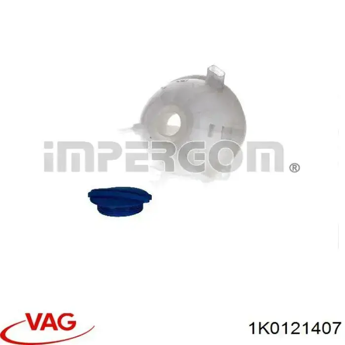 Do koszyka 1K0121407 VAG Zbiorniczek wyrównawczy układu chłodzenia