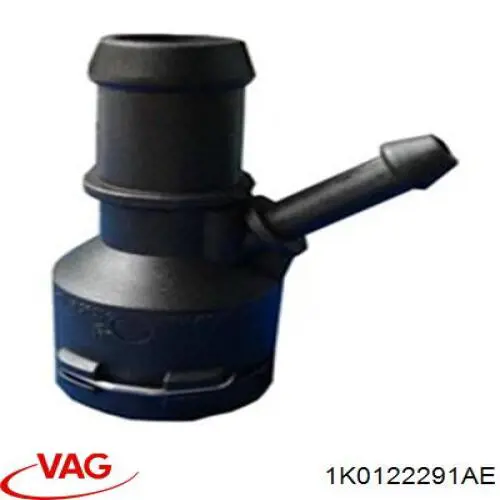 Kołnierz układu chłodzenia (trójnik) 1K0122291AE VAG