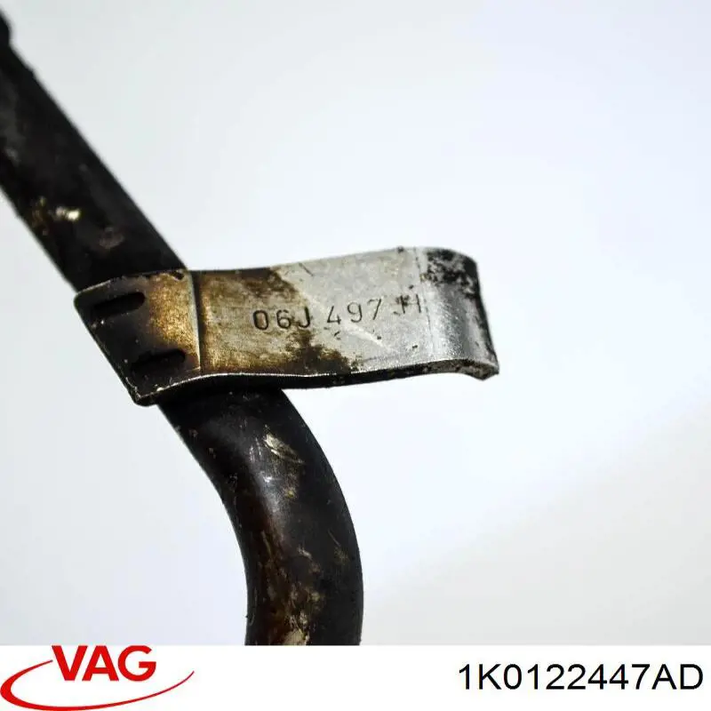Do koszyka 1K0122447AD VAG Przewód (króciec) układu chłodzenia