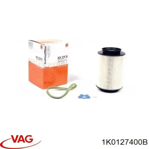 Do koszyka 1K0127400B VAG Filtr paliwa