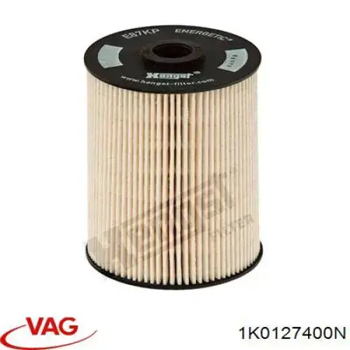 Do koszyka 1K0127400N VAG Filtr paliwa