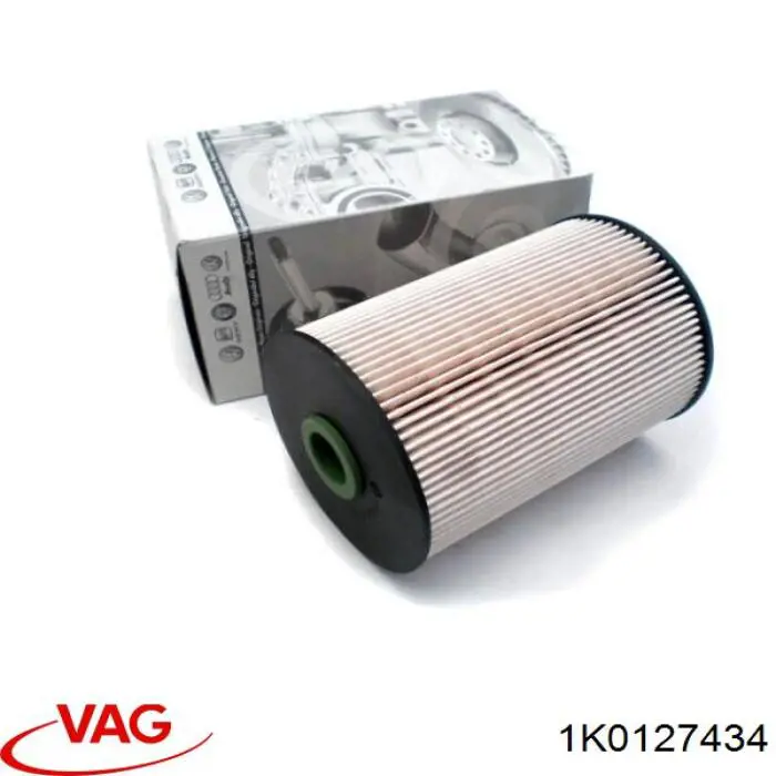 Do koszyka 1K0127434 VAG Filtr paliwa