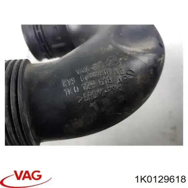 Króciec powietrza, wylot filtra powietrznego 1K0129618 VAG
