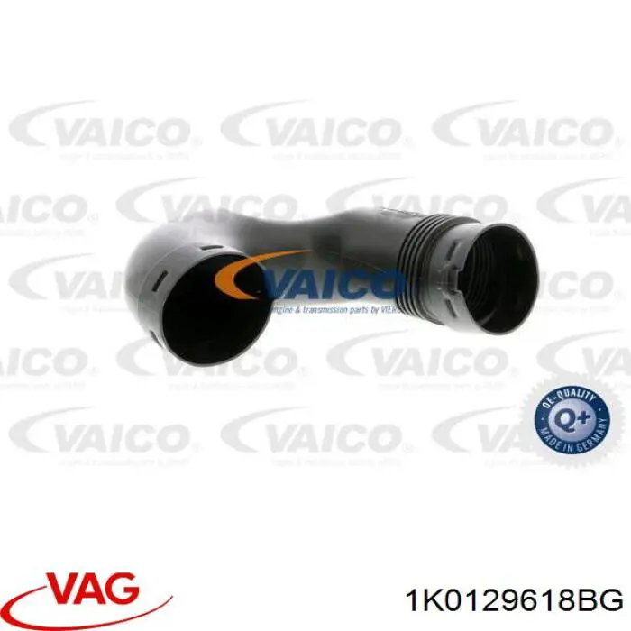Króciec powietrza, wlot filtra powietrznego VAG 1K0129618BG cena, od 25,96 USD