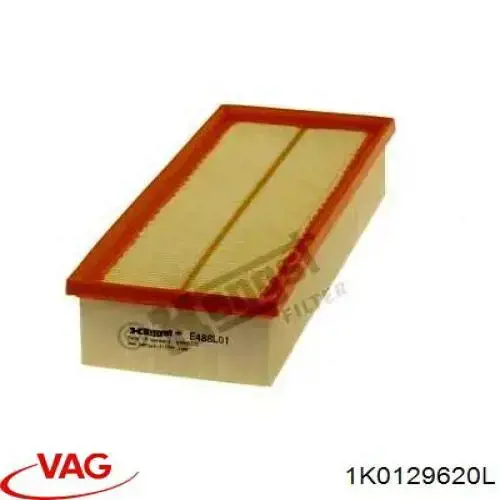 Do koszyka 1K0129620L VAG Filtr powietrza