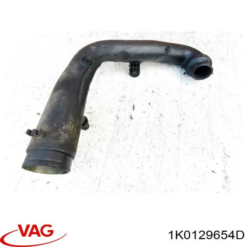 1K0129654D VAG króciec powietrza, wlot do turbiny (doładowanie)
