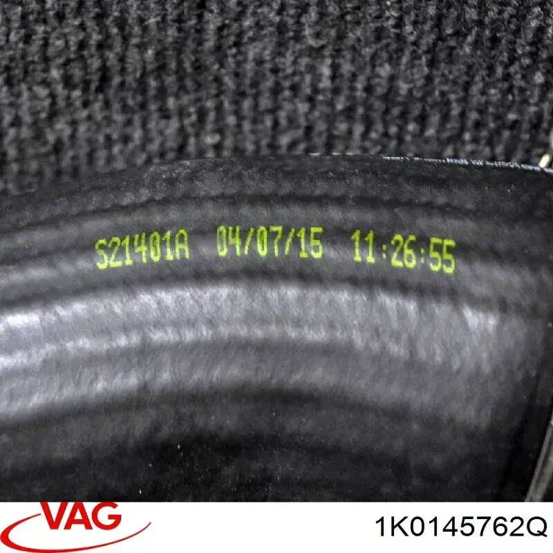 Do koszyka 1K0145762Q VAG Przewód (króciec) intercoolera