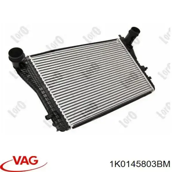 Chłodnica intercoolera VAG 1K0145803BM cena, od 78,32 USD