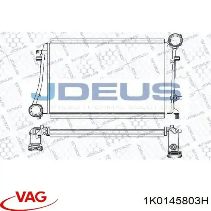 Do koszyka 1K0145803H VAG Chłodnica intercoolera