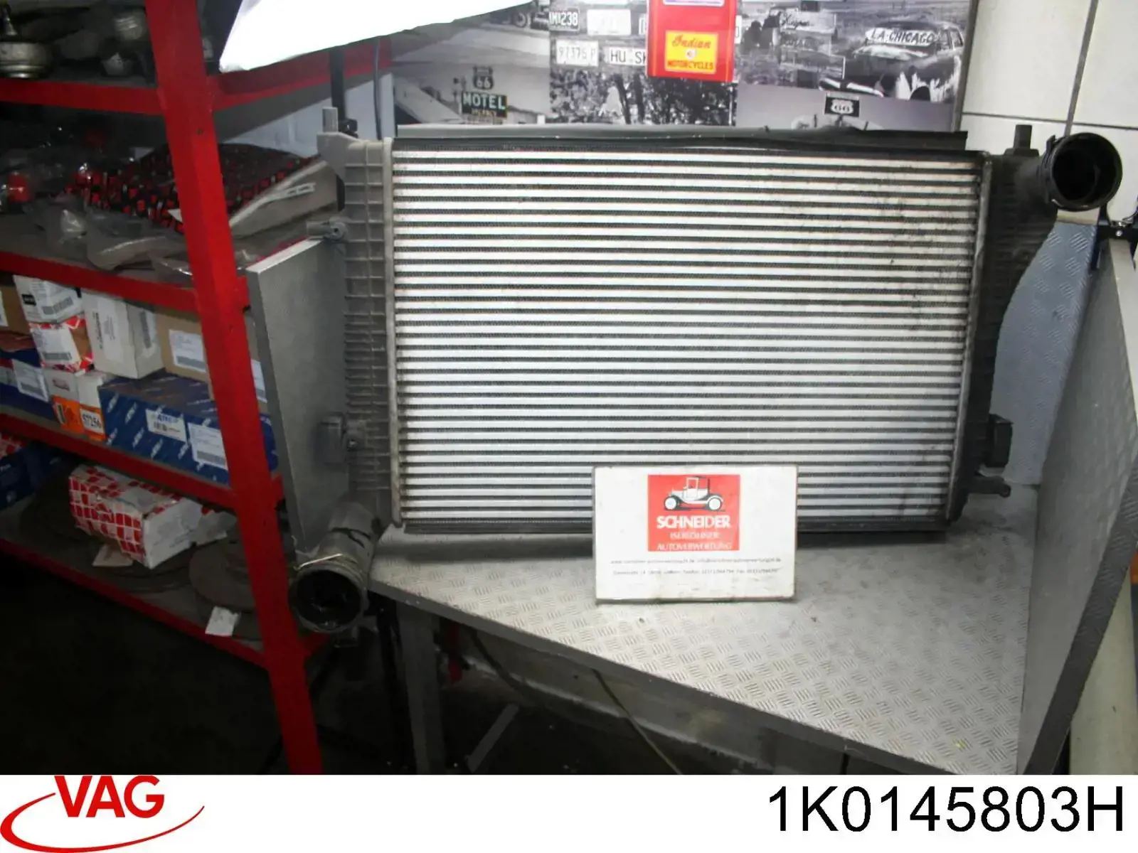 Chłodnica intercoolera VAG 1K0145803H cena, od 121,96 USD