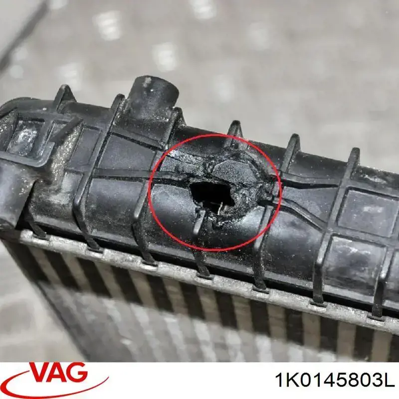 Do koszyka 1K0145803L VAG Chłodnica intercoolera