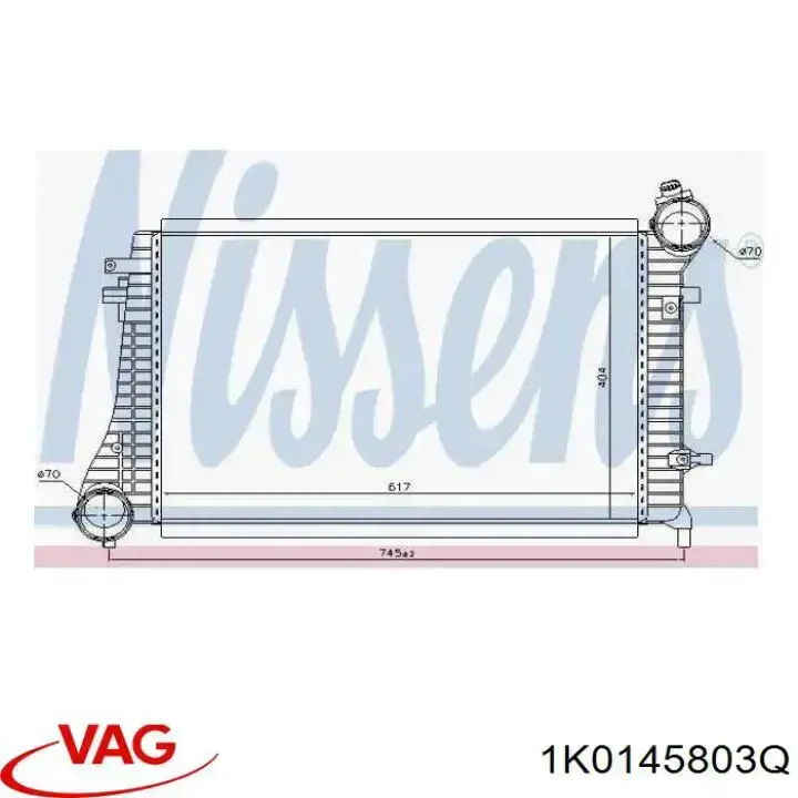 Chłodnica intercoolera VAG 1K0145803Q
