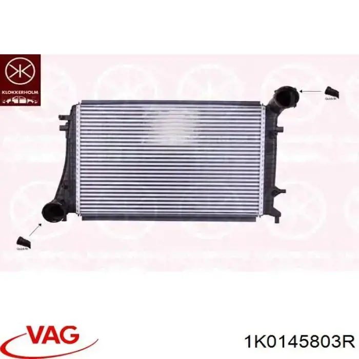 1K0145803R VAG Chłodnica intercoolera