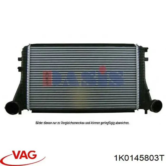 Chłodnica intercoolera 1K0145803T VAG