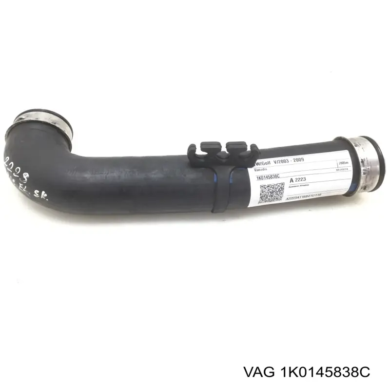 Do koszyka 1K0145838C VAG Przewód (króciec) intercoolera