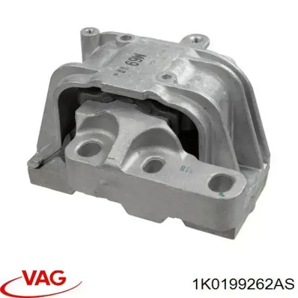 1K0199262AS VAG Poduszka (podpora) silnika prawa