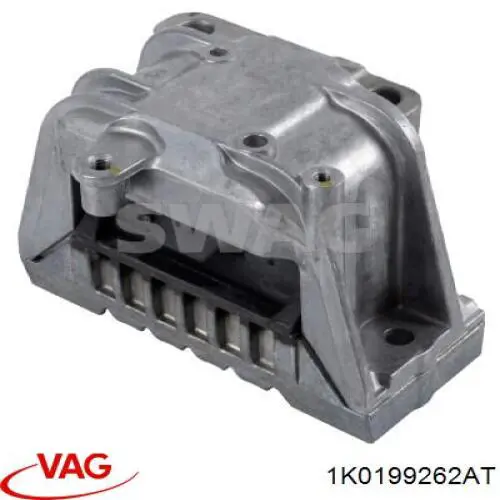 Do koszyka 1K0199262AT VAG Poduszka (podpora) silnika prawa