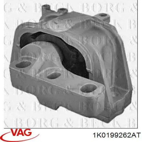 Poduszka (podpora) silnika prawa VAG 1K0199262AT