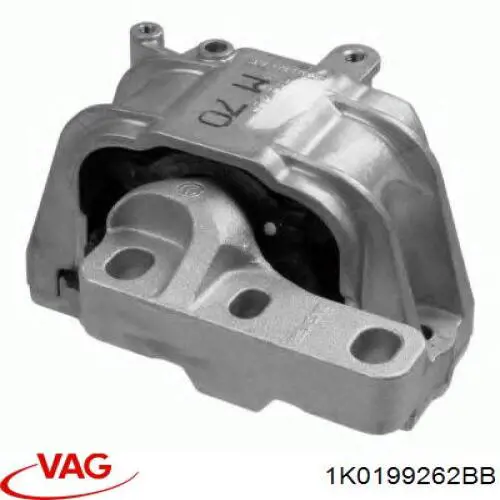 1K0199262BB VAG Poduszka (podpora) silnika prawa