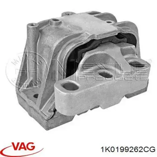 Poduszka (podpora) silnika prawa VAG 1K0199262CG cena, od 93,66 USD