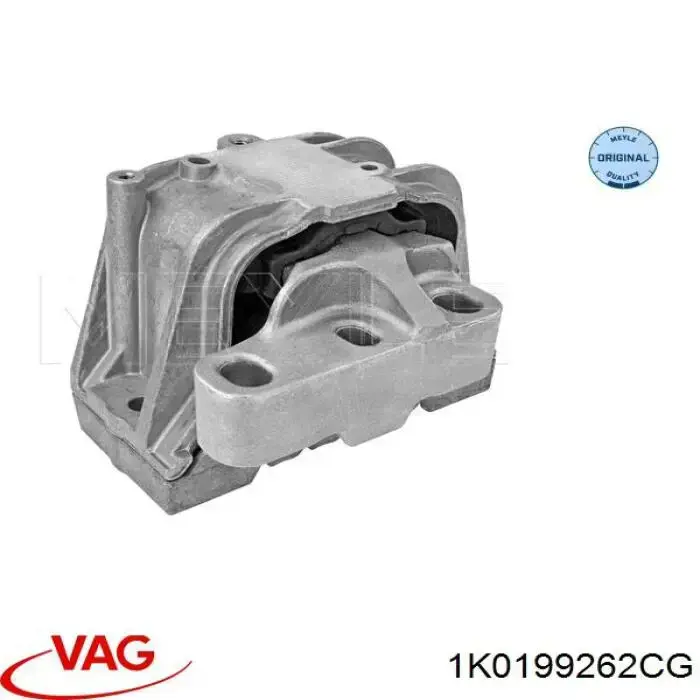 Poduszka (podpora) silnika prawa 1K0199262CG VAG