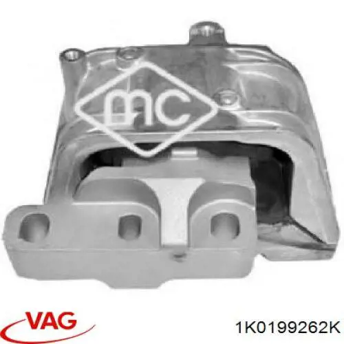 Poduszka (podpora) silnika prawa VAG 1K0199262K cena, od 97,93 USD