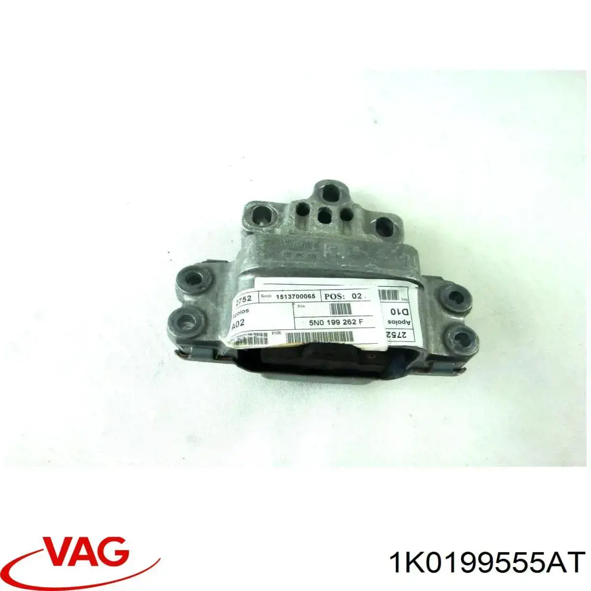 Do koszyka 1K0199555AT VAG Poduszka (podpora) silnika lewa