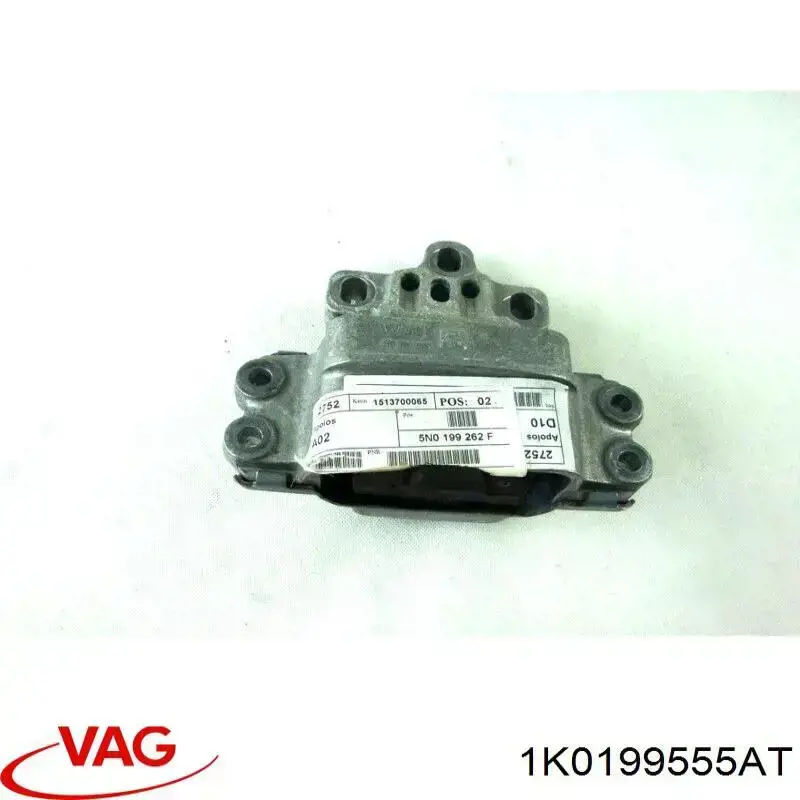 Poduszka (podpora) silnika lewa 1K0199555AT VAG