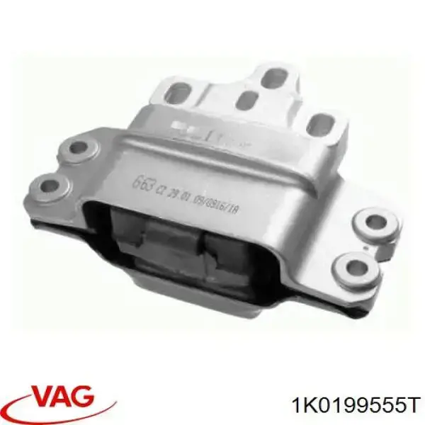 Do koszyka 1K0199555T VAG Poduszka (podpora) silnika lewa