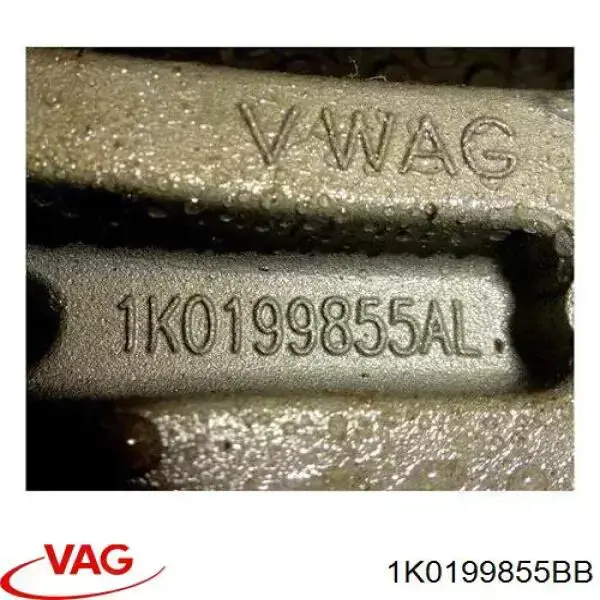 1K0199855BB VAG Poduszka (podpora) silnika tylna