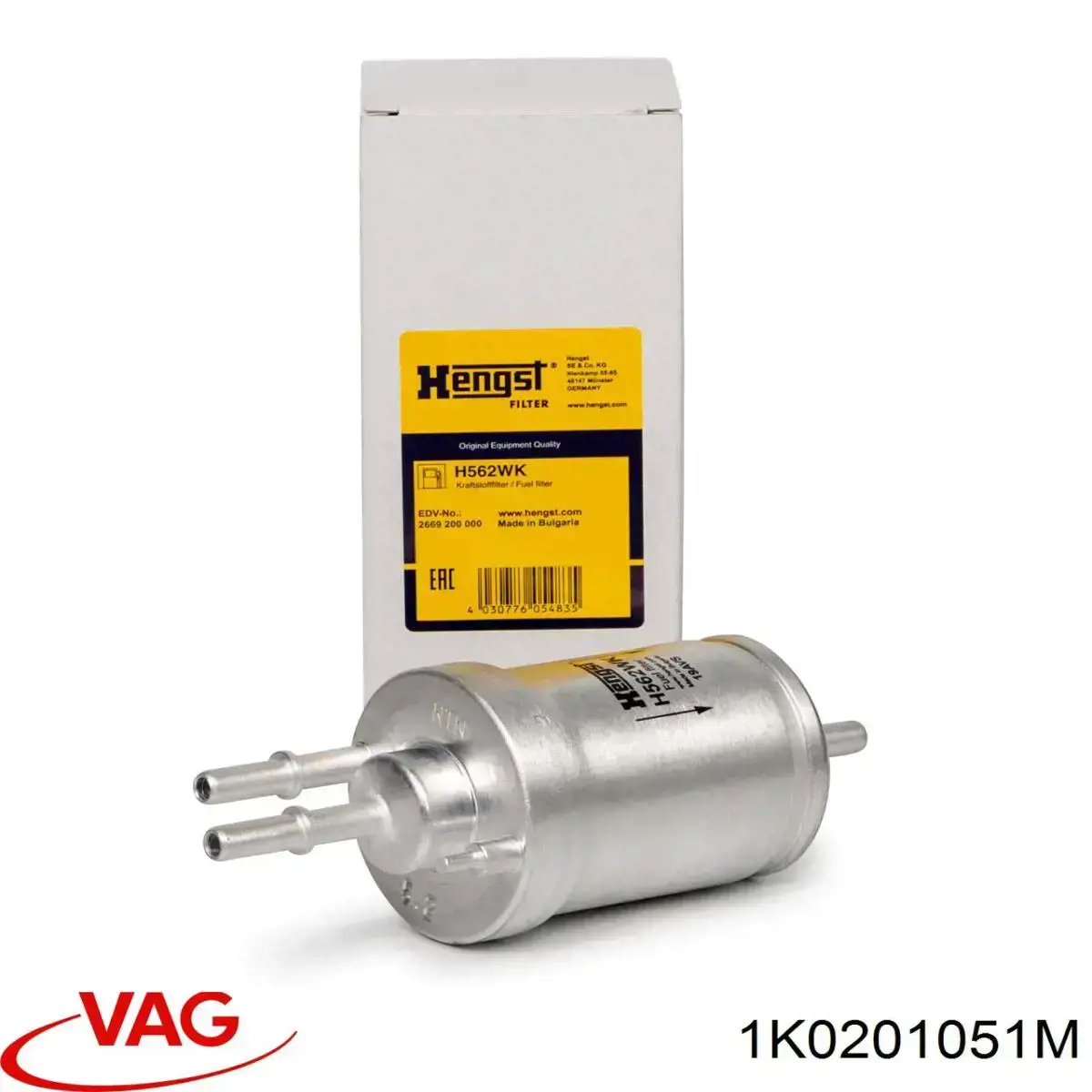 Do koszyka 1K0201051M VAG Filtr paliwa