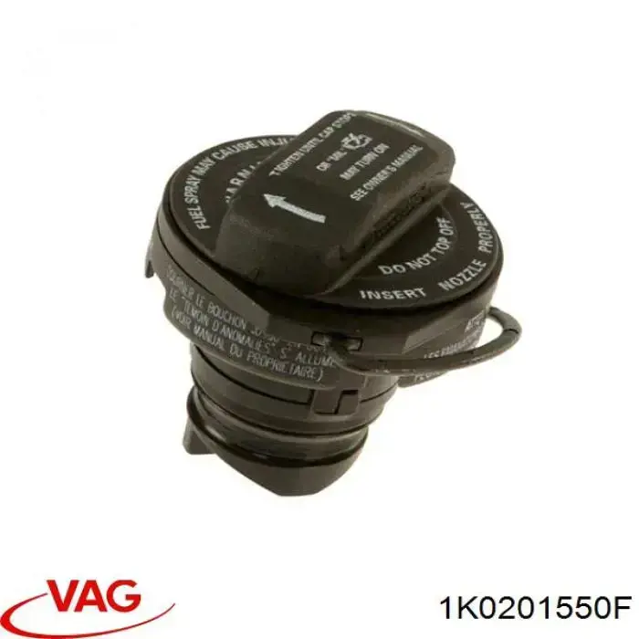 1K0201550F VAG Korek wlewu paliwa