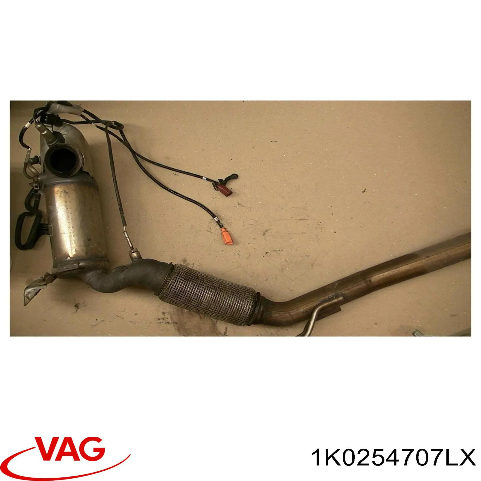Filtr cząstek stałych układu wydechowego VAG 1K0254707LX cena, od 778,41 USD