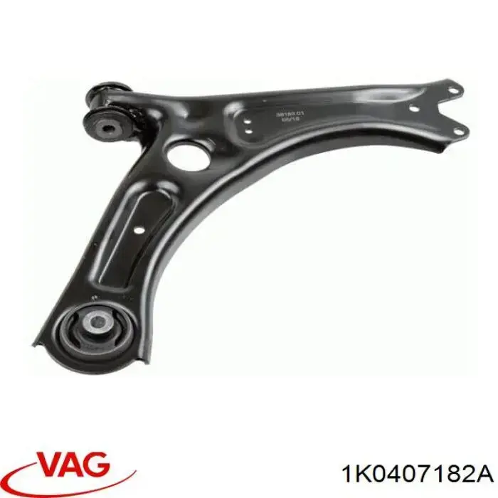Silentblock przedniego wahacza dolnego 1K0407182A VAG