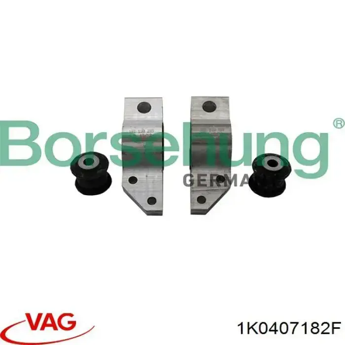 Silentblock przedniego wahacza dolnego 1K0407182F VAG