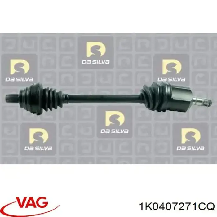 Półoś napędowa przednia lewa VAG 1K0407271CQ cena, od 110,87 USD