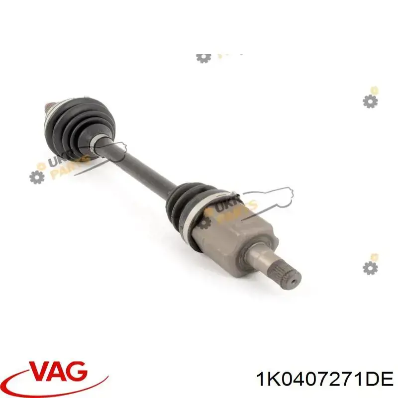 Półoś napędowa przednia lewa VAG 1K0407271DE cena, od 47,06 USD