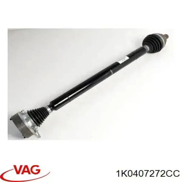 Półoś napędowa przednia prawa VAG 1K0407272CC cena, od 61,29 USD