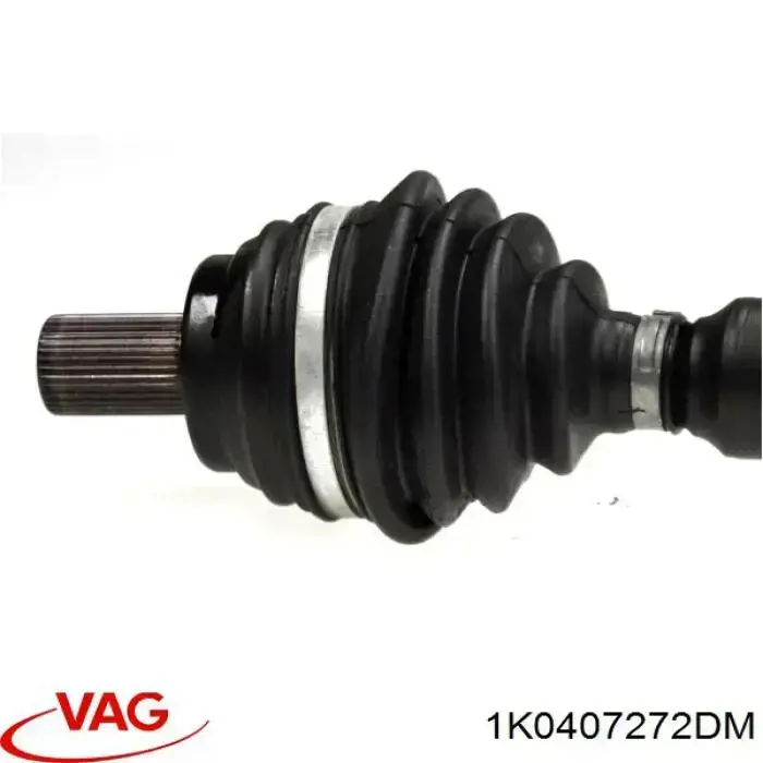 Półoś napędowa przednia prawa VAG 1K0407272DM cena, od 108,48 USD