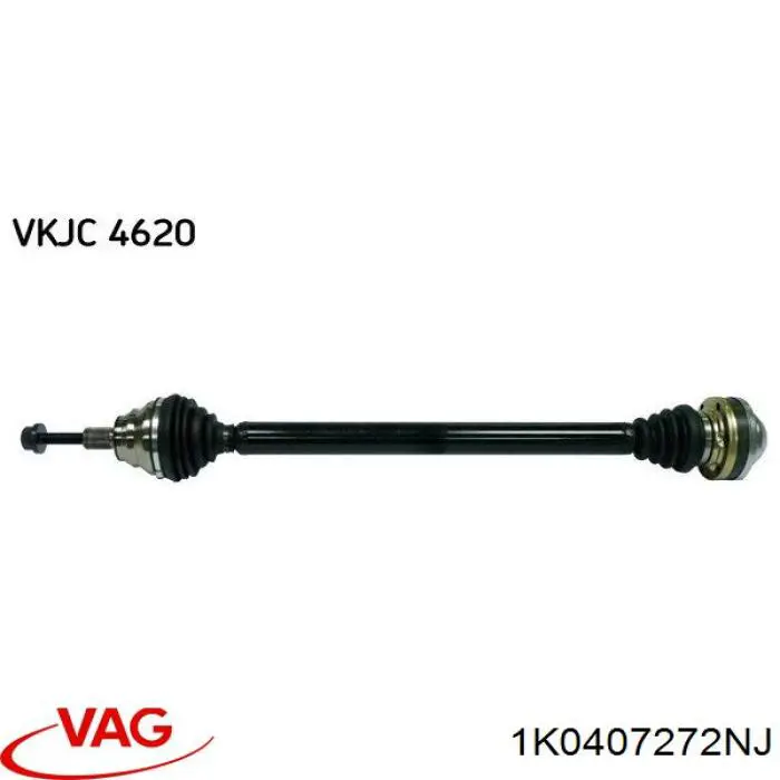 1K0407272NJ VAG Półoś napędowa przednia prawa